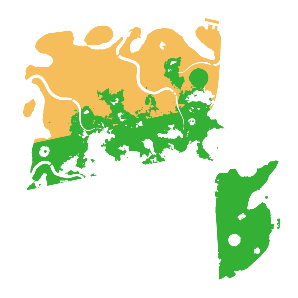Biome Rust Map: Procedural Map, Size: 4250, Seed: 26327461