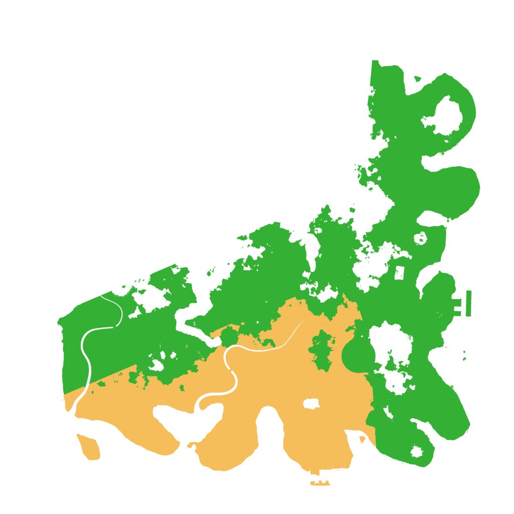 Biome Rust Map: Procedural Map, Size: 4000, Seed: 844863822