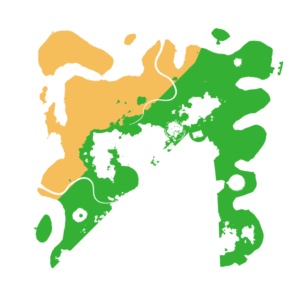 Biome Rust Map: Procedural Map, Size: 3250, Seed: 353534