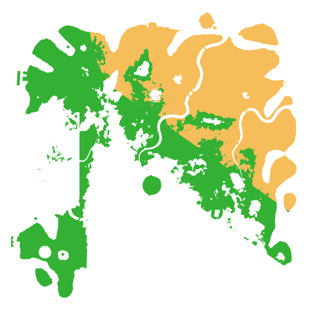 Biome Rust Map: Procedural Map, Size: 4500, Seed: 568053777