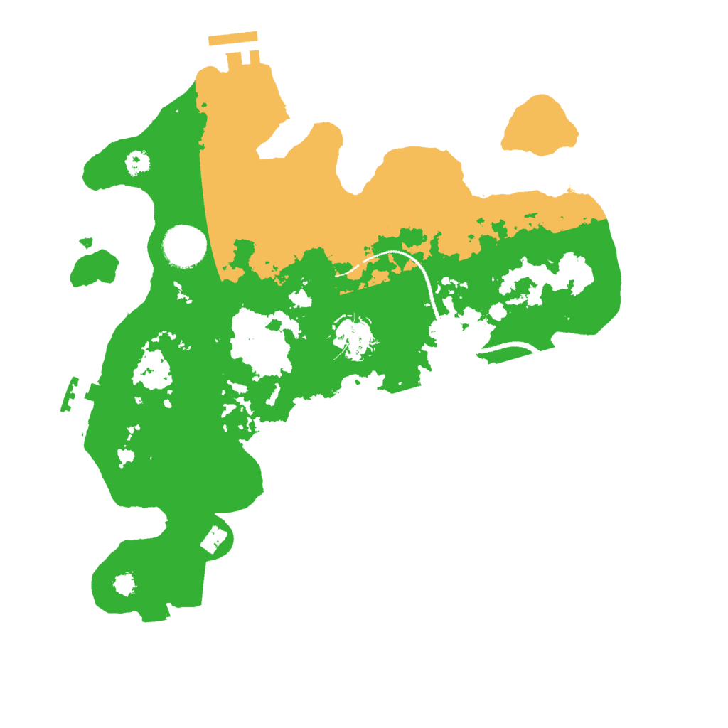 Biome Rust Map: Procedural Map, Size: 3000, Seed: 22398