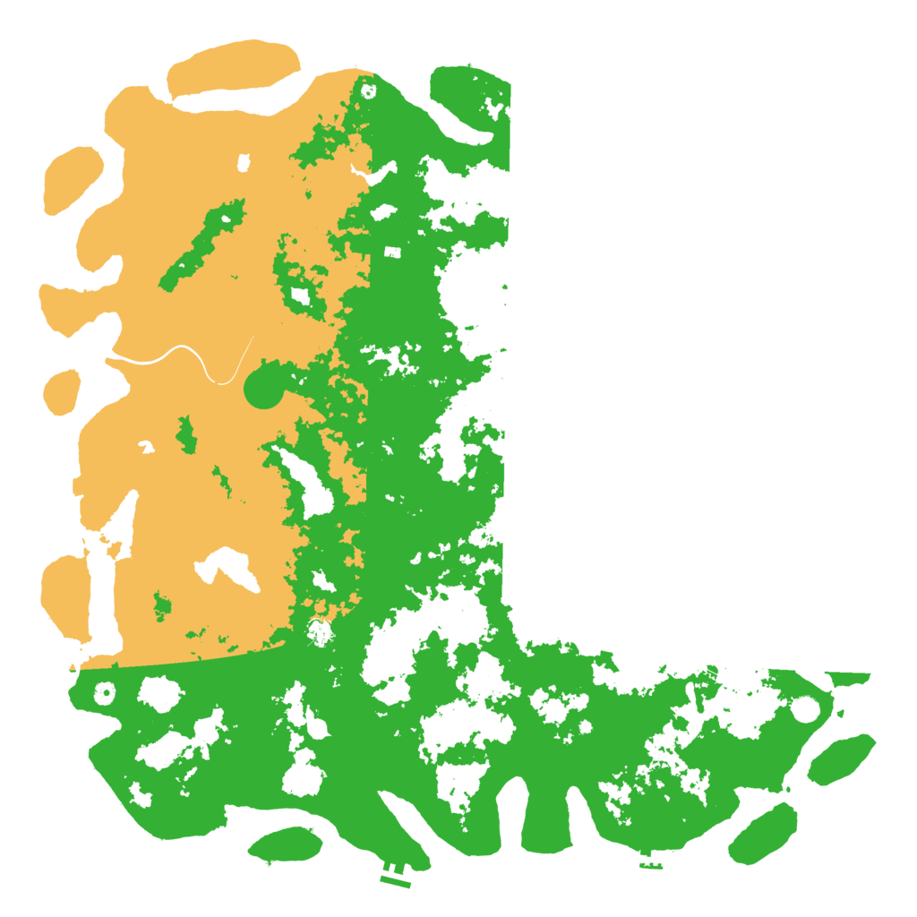 Biome Rust Map: Procedural Map, Size: 6000, Seed: 635392835