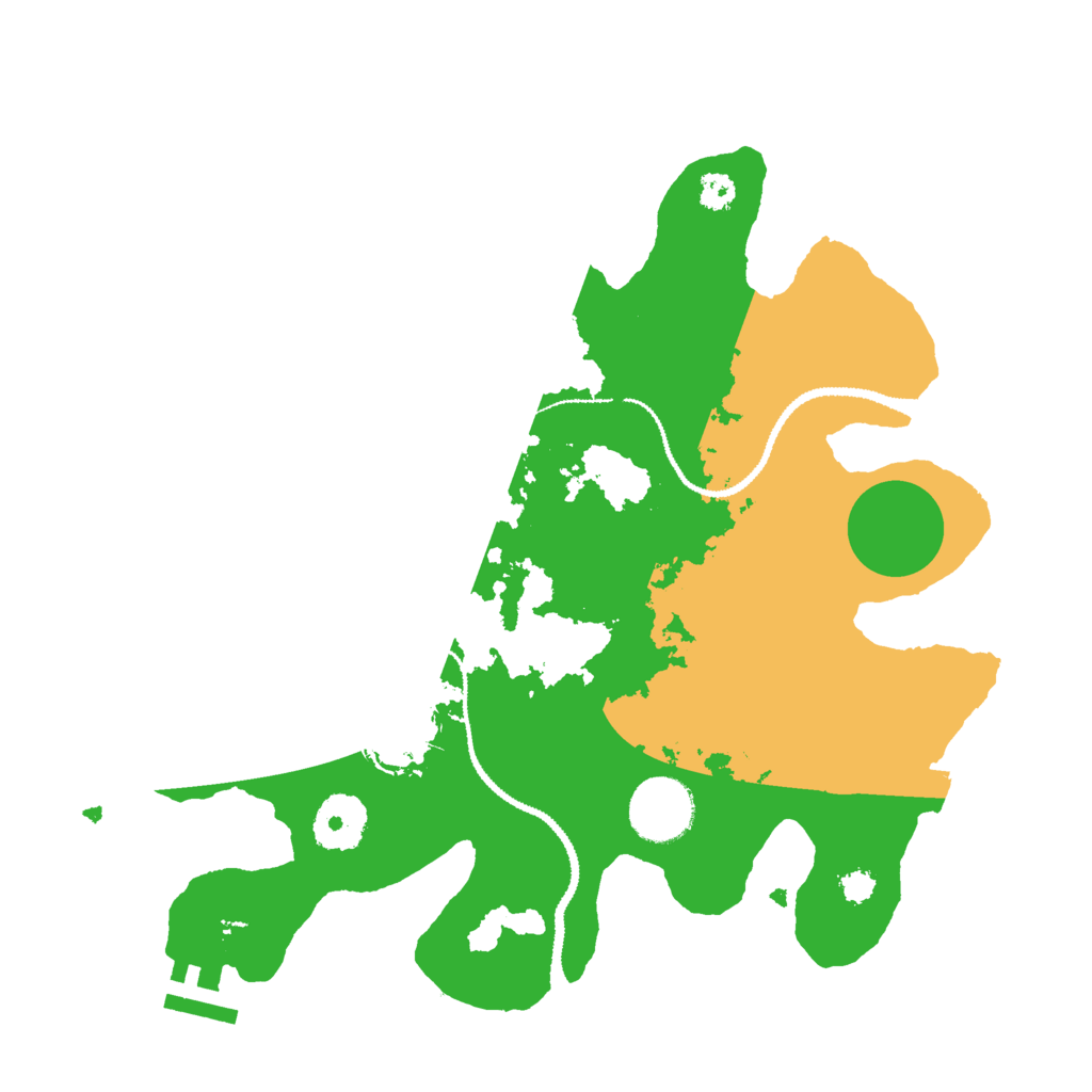 Biome Rust Map: Procedural Map, Size: 3000, Seed: 50039