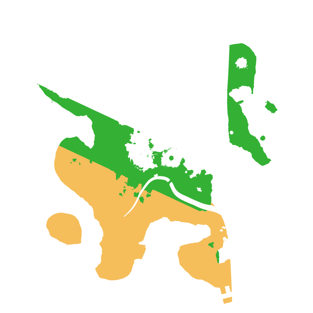 Biome Rust Map: Procedural Map, Size: 2500, Seed: 932991