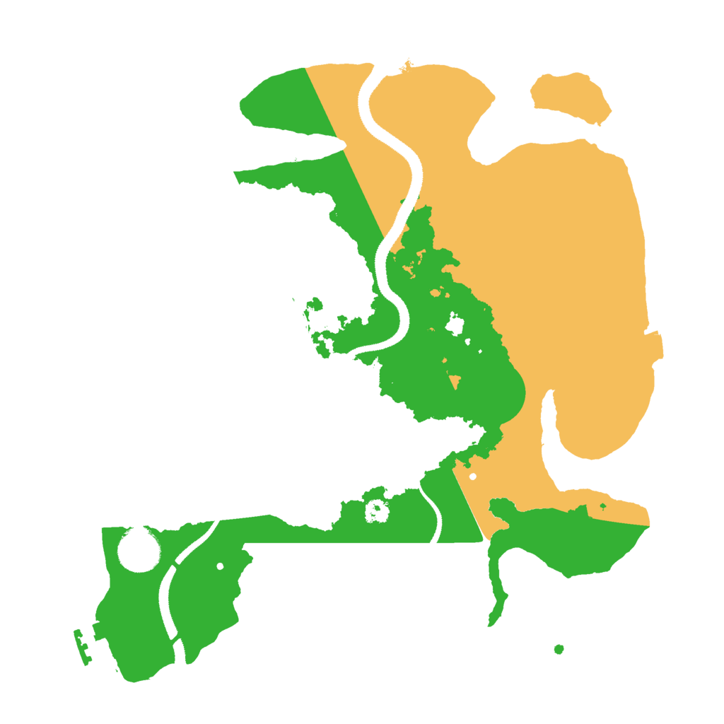 Biome Rust Map: Procedural Map, Size: 3000, Seed: 29504