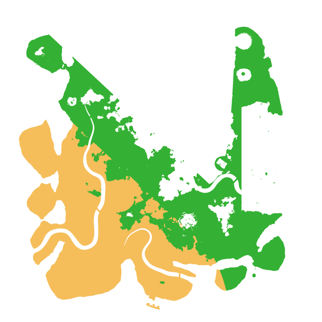 Biome Rust Map: Procedural Map, Size: 3500, Seed: 562737188