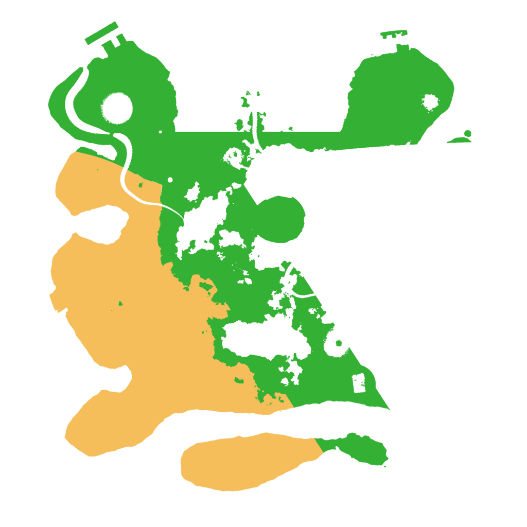 Biome Rust Map: Procedural Map, Size: 3000, Seed: 8309