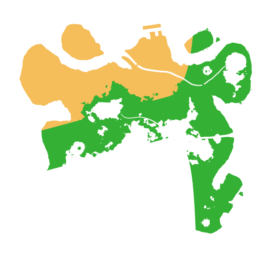 Biome Rust Map: Procedural Map, Size: 3000, Seed: 2655623
