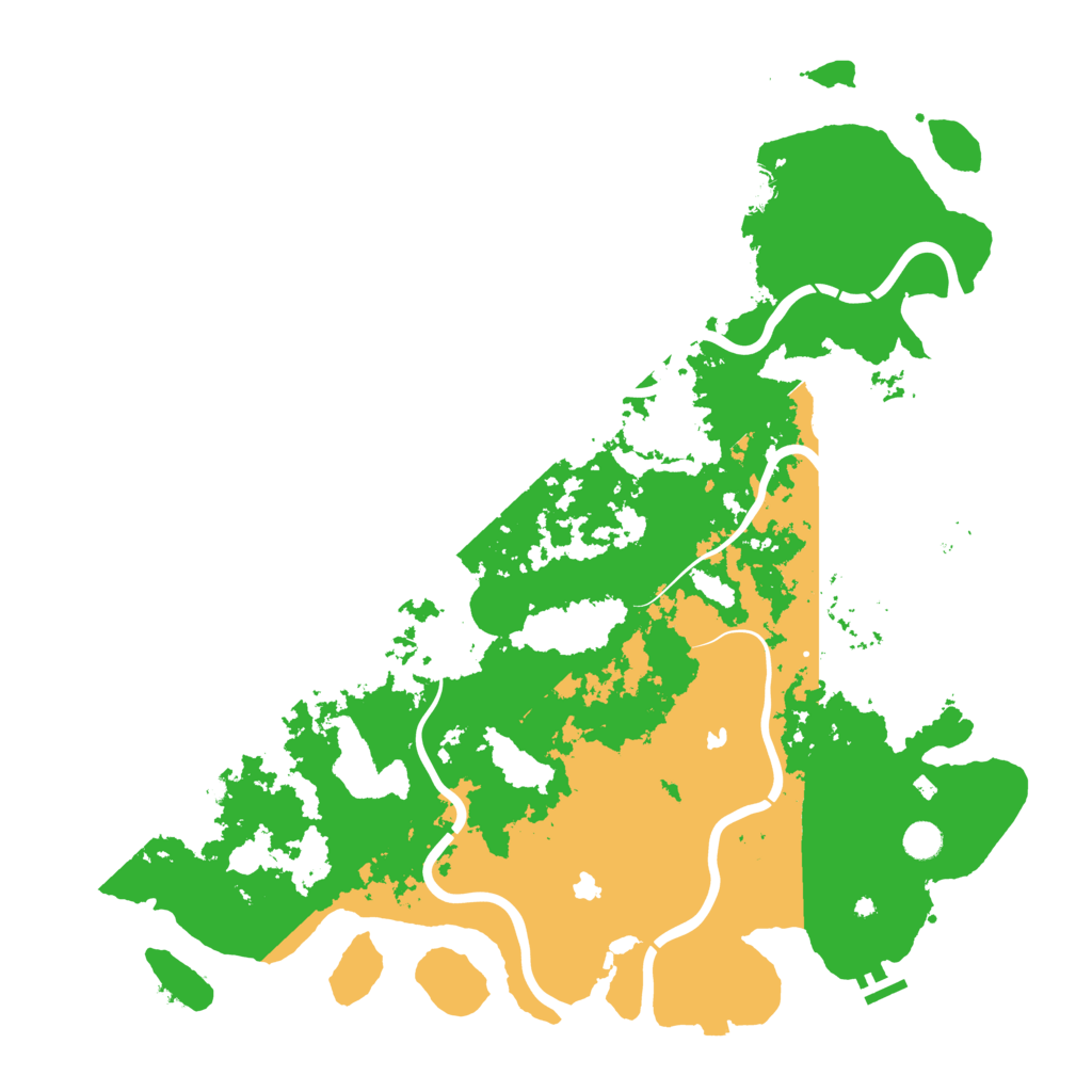 Biome Rust Map: Procedural Map, Size: 5000, Seed: 1311375699