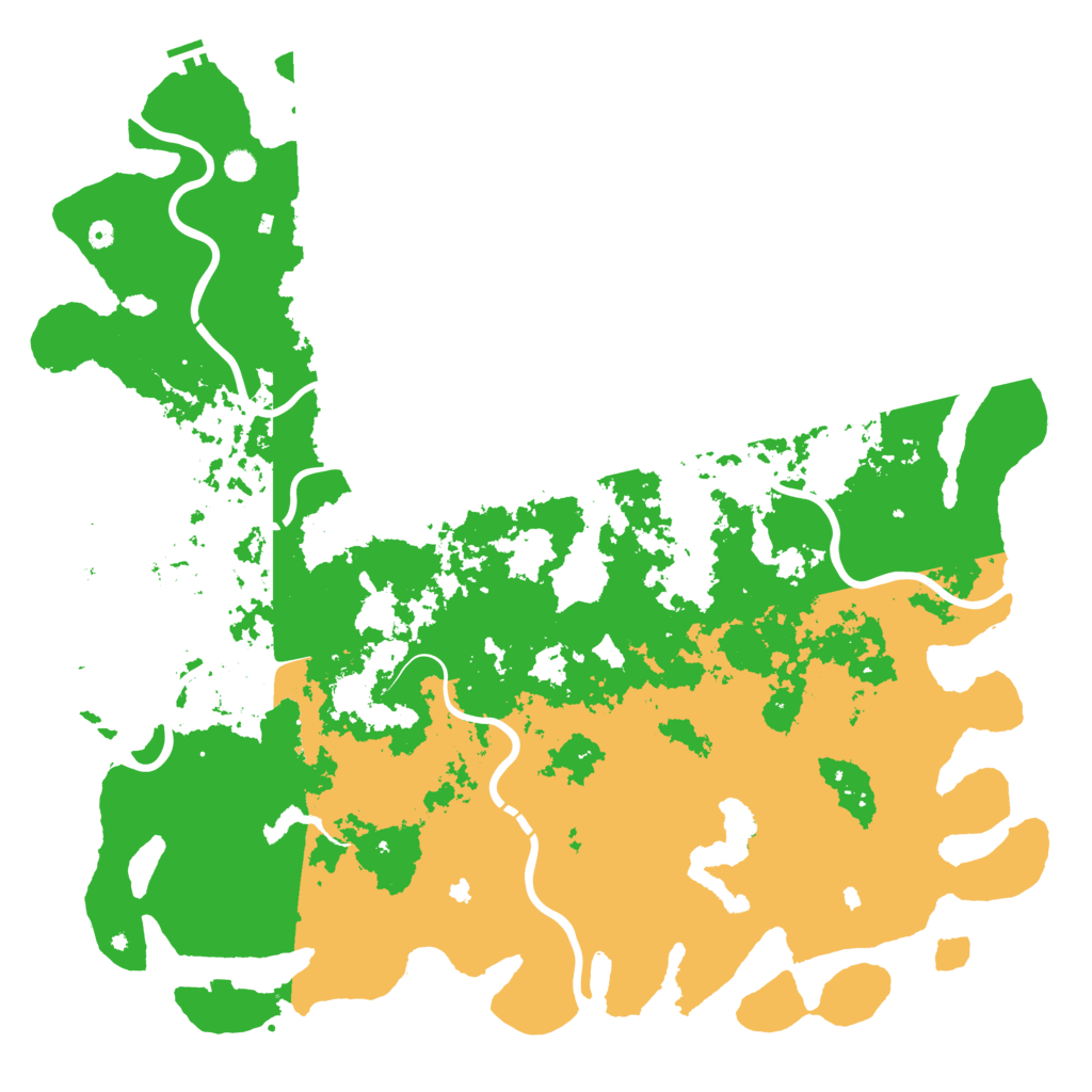 Biome Rust Map: Procedural Map, Size: 6000, Seed: 7712869