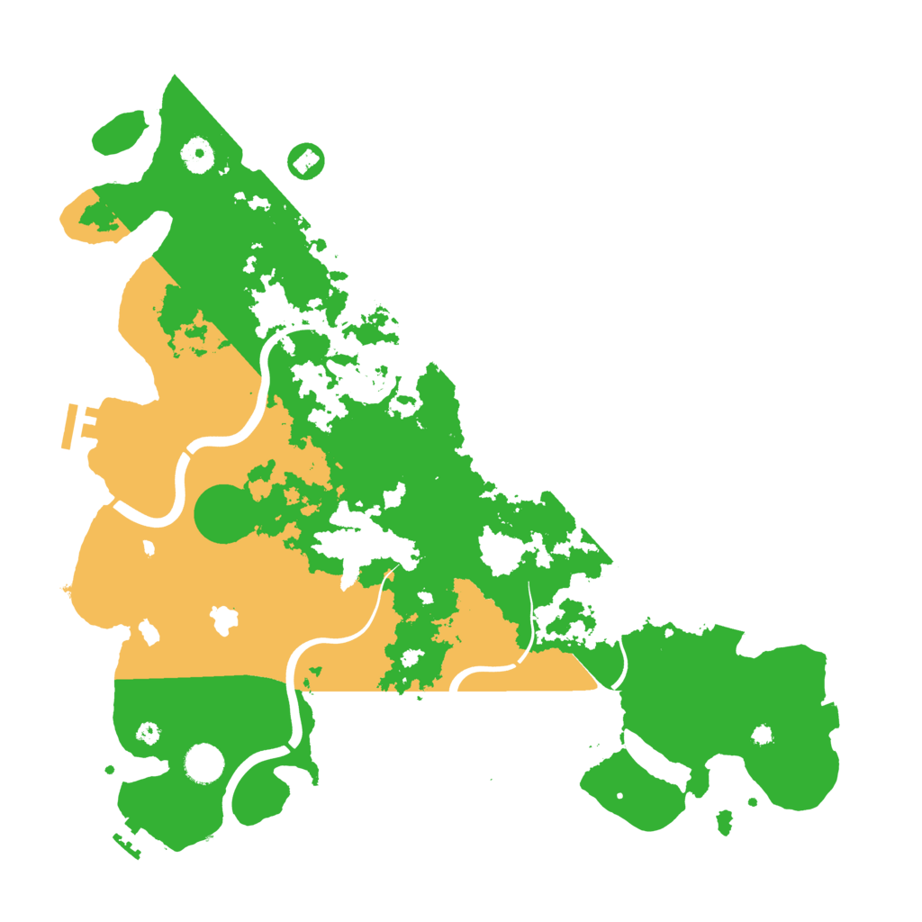 Biome Rust Map: Procedural Map, Size: 4096, Seed: 5000