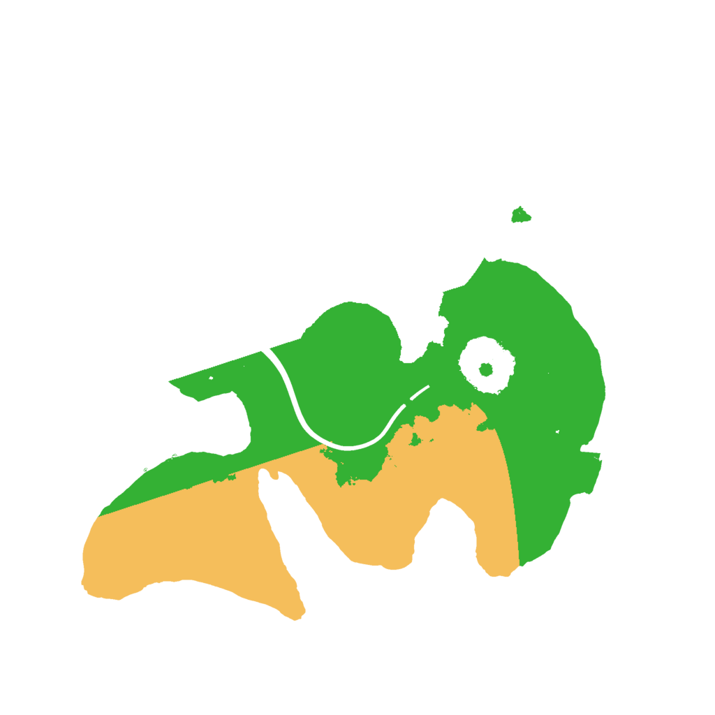 Biome Rust Map: Procedural Map, Size: 2000, Seed: 535572218