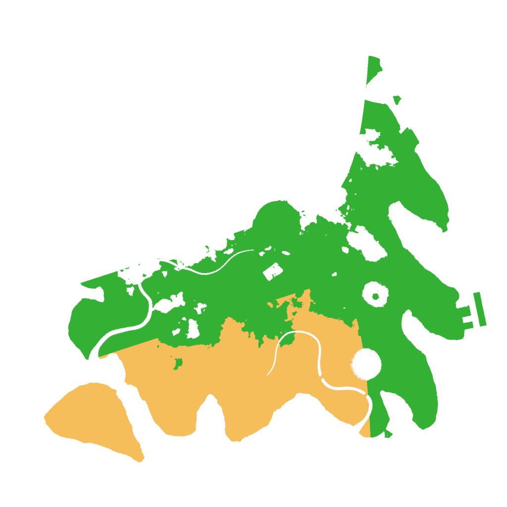 Biome Rust Map: Procedural Map, Size: 3000, Seed: 535572218