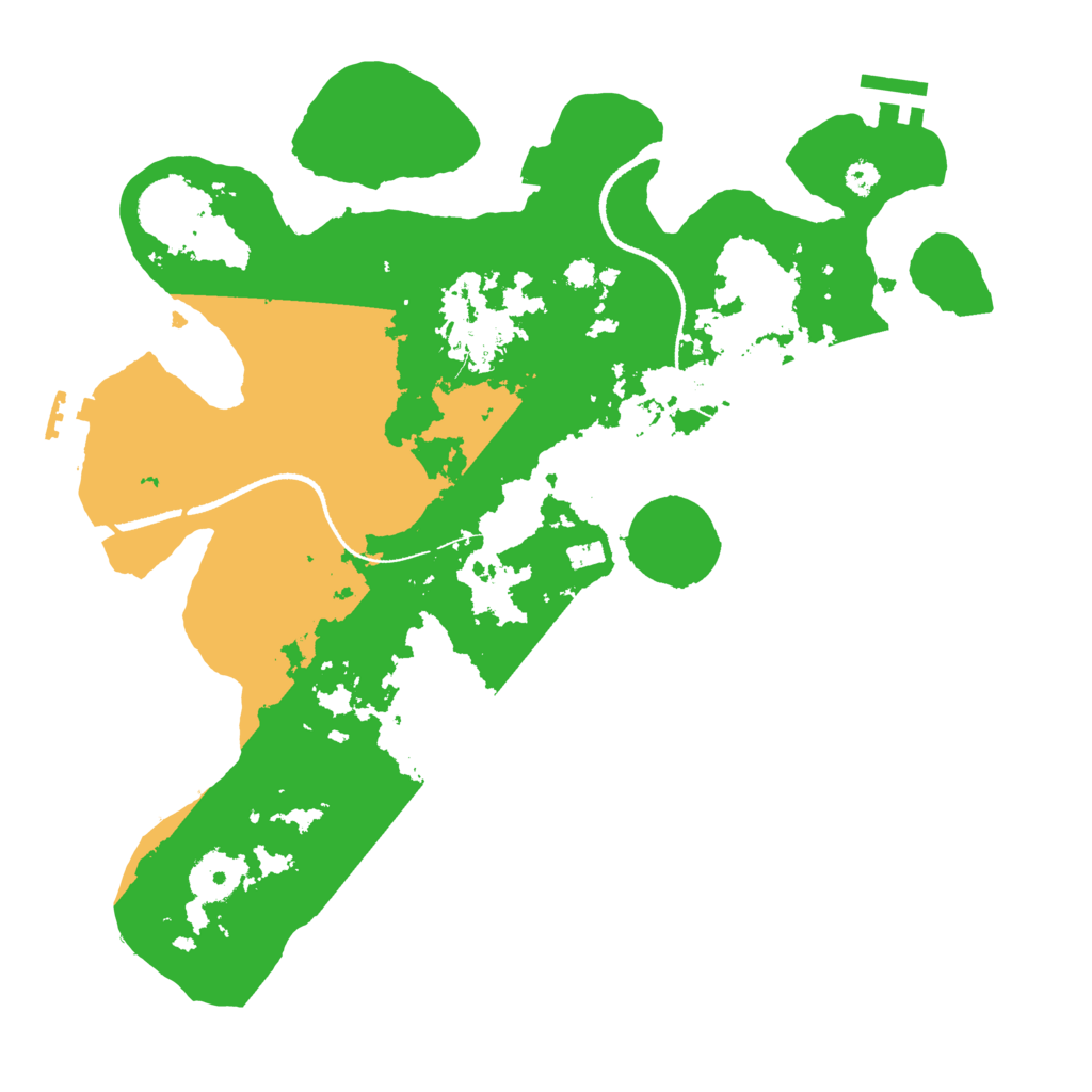 Biome Rust Map: Procedural Map, Size: 3300, Seed: 970091922
