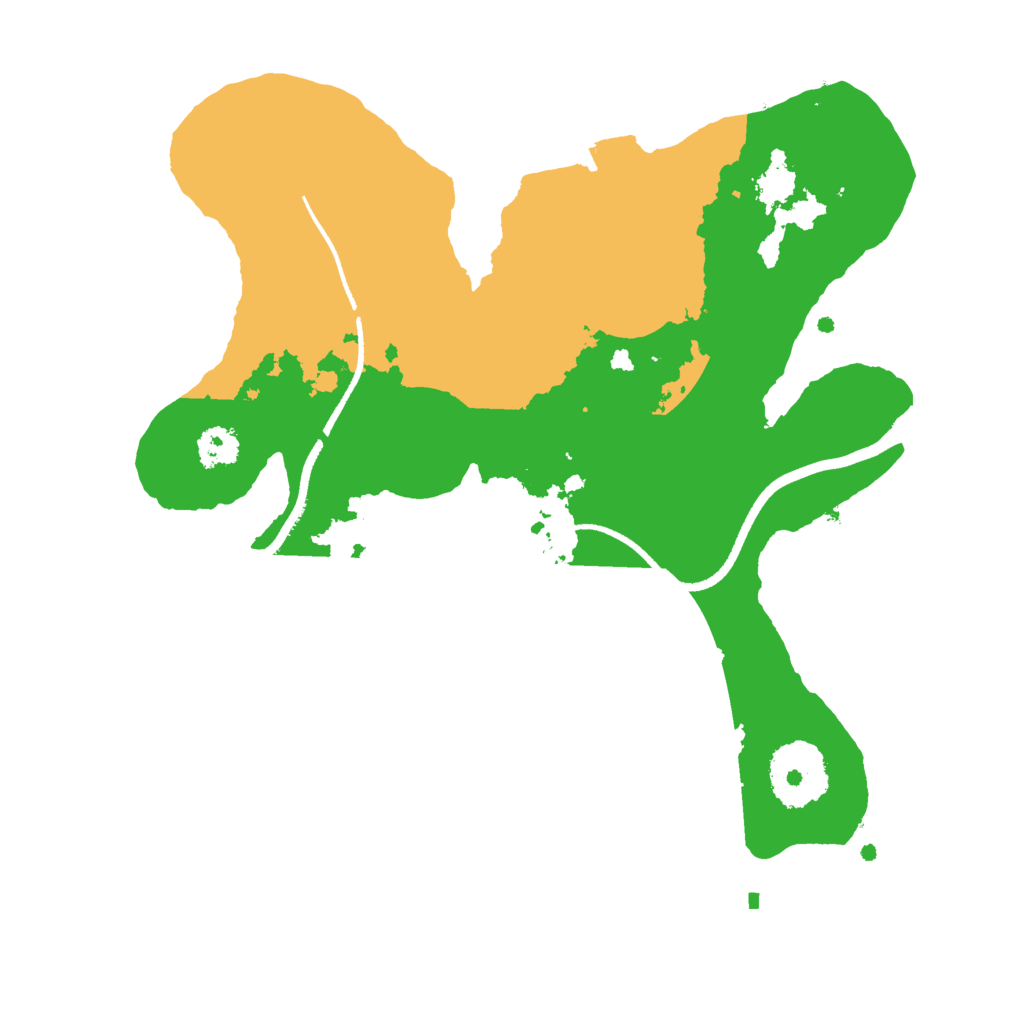 Biome Rust Map: Procedural Map, Size: 2500, Seed: 508212187