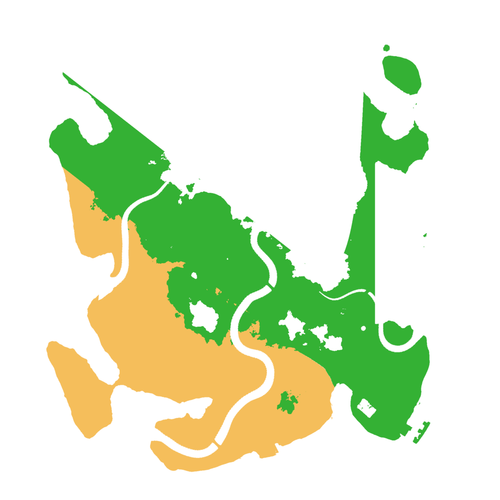 Biome Rust Map: Procedural Map, Size: 3000, Seed: 1598162694