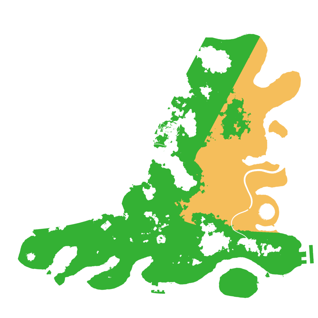 Biome Rust Map: Procedural Map, Size: 3500, Seed: 1343277678