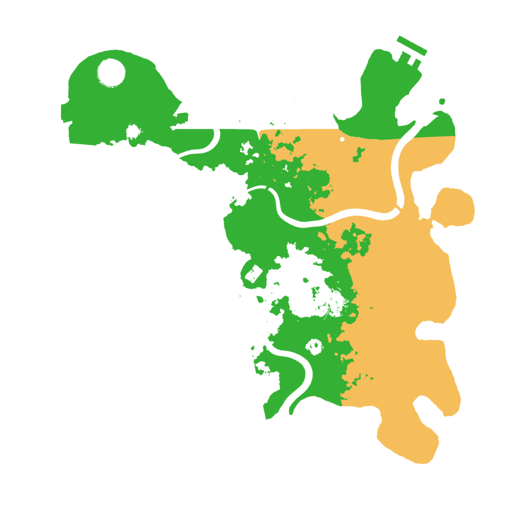 Biome Rust Map: Procedural Map, Size: 3255, Seed: 779699744