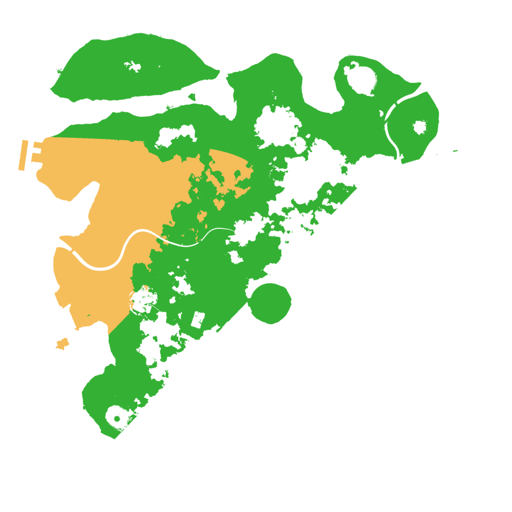 Biome Rust Map: Procedural Map, Size: 3400, Seed: 727