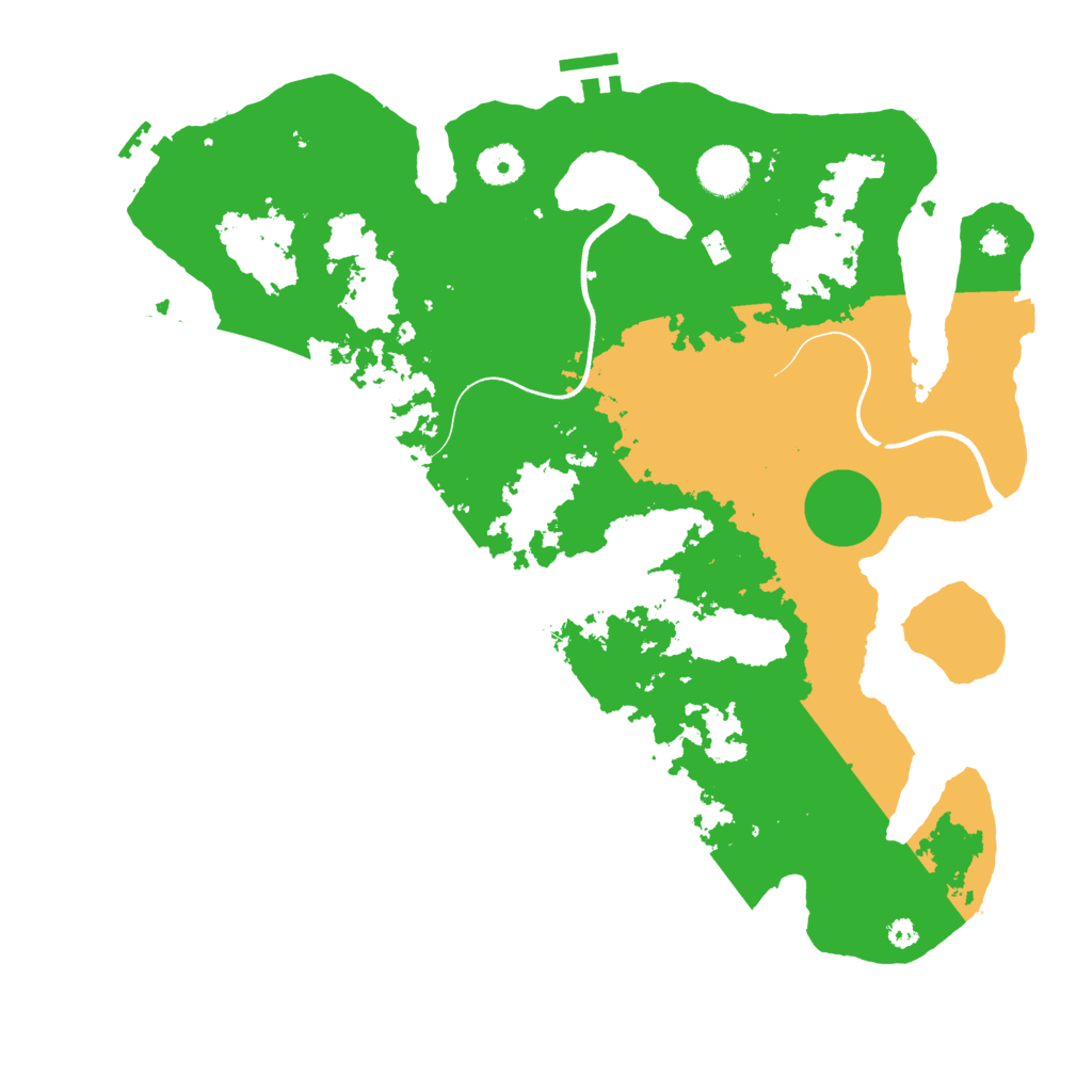 Biome Rust Map: Procedural Map, Size: 3750, Seed: 516771374