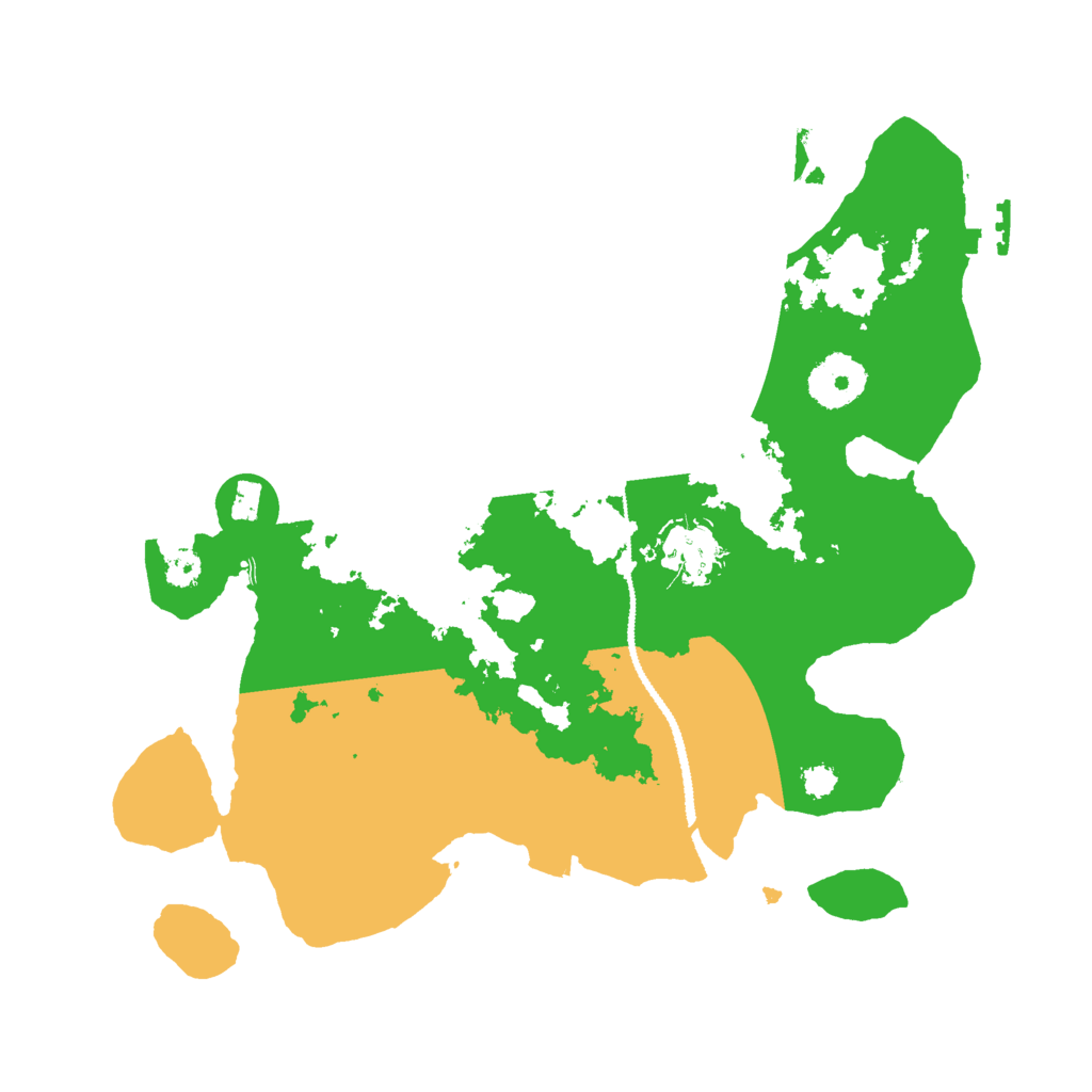 Biome Rust Map: Procedural Map, Size: 3000, Seed: 23047