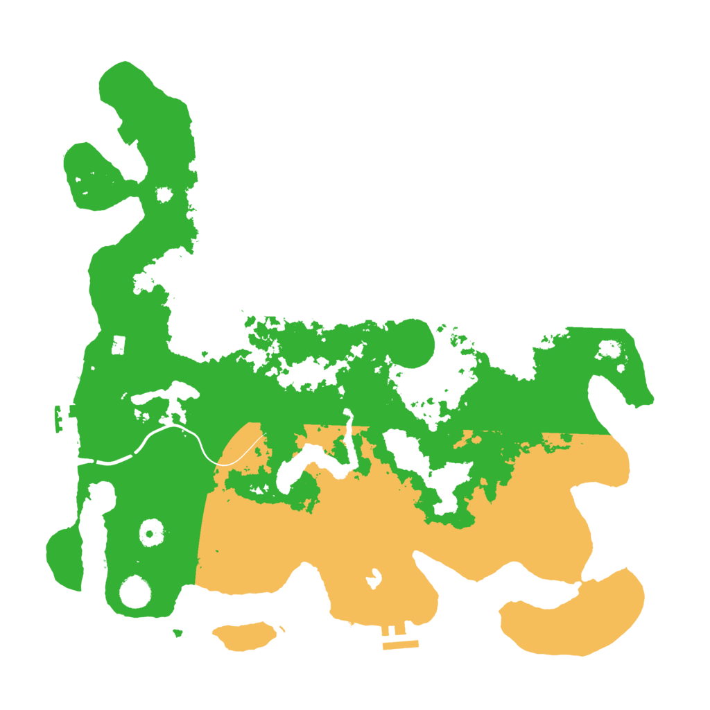 Biome Rust Map: Procedural Map, Size: 4000, Seed: 564862