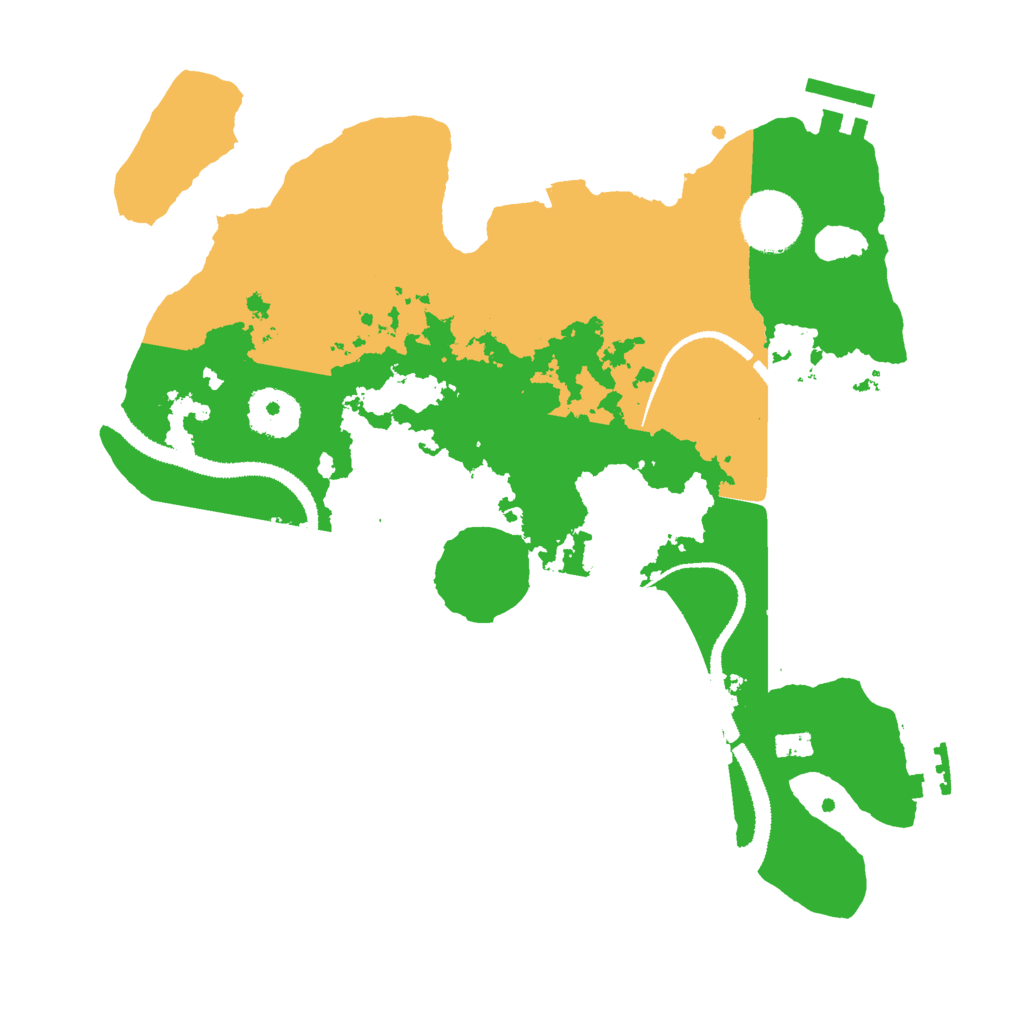 Biome Rust Map: Procedural Map, Size: 3000, Seed: 691663367