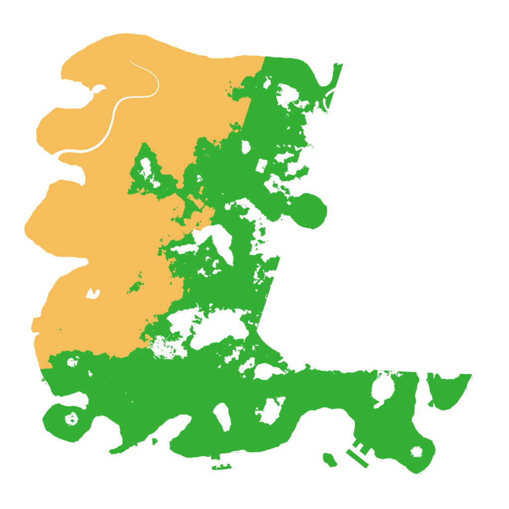 Biome Rust Map: Procedural Map, Size: 4000, Seed: 572834195