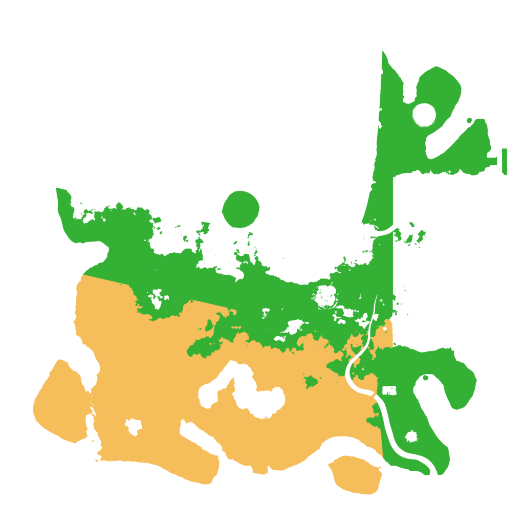 Biome Rust Map: Procedural Map, Size: 4000, Seed: 134007885