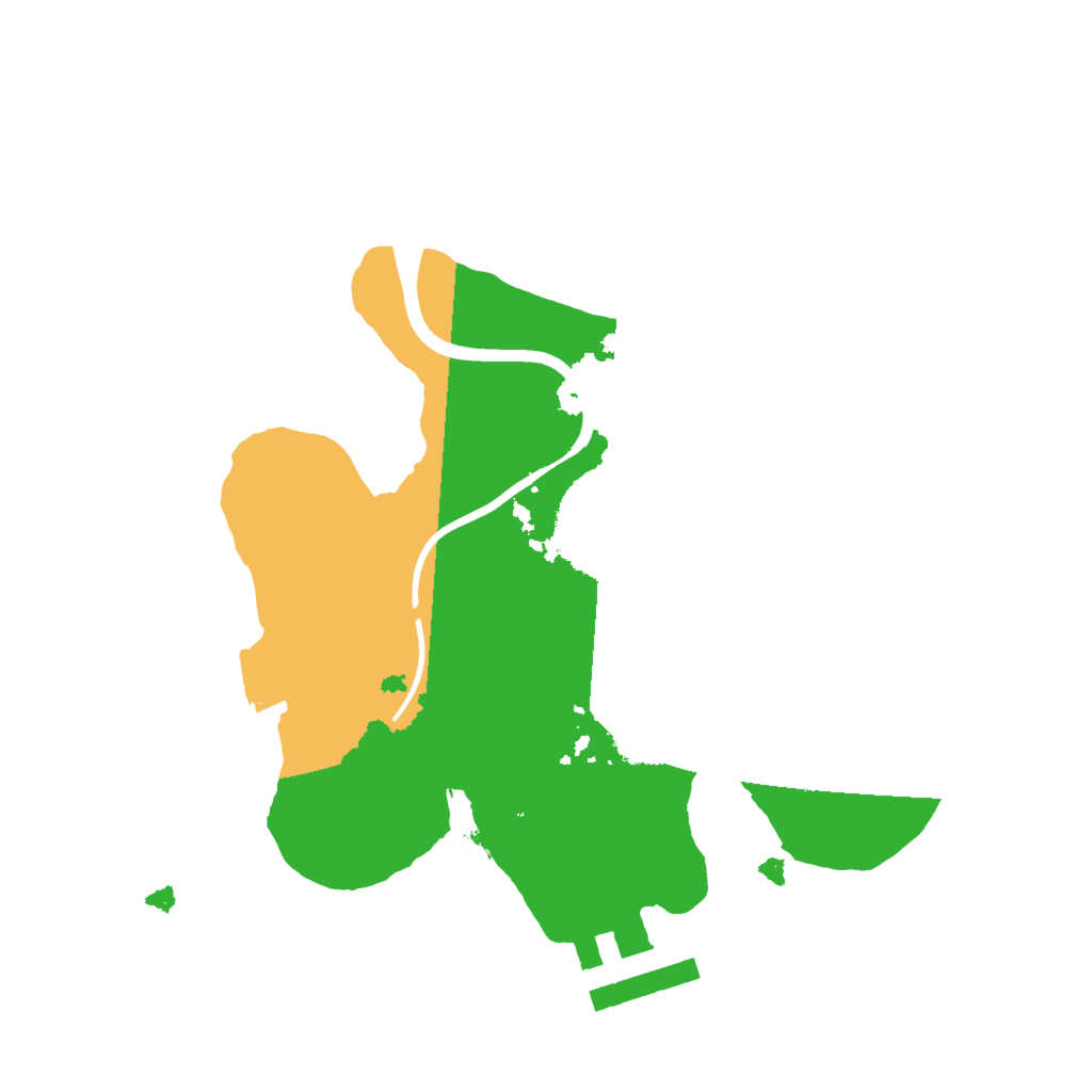 Biome Rust Map: Procedural Map, Size: 2000, Seed: 821515542