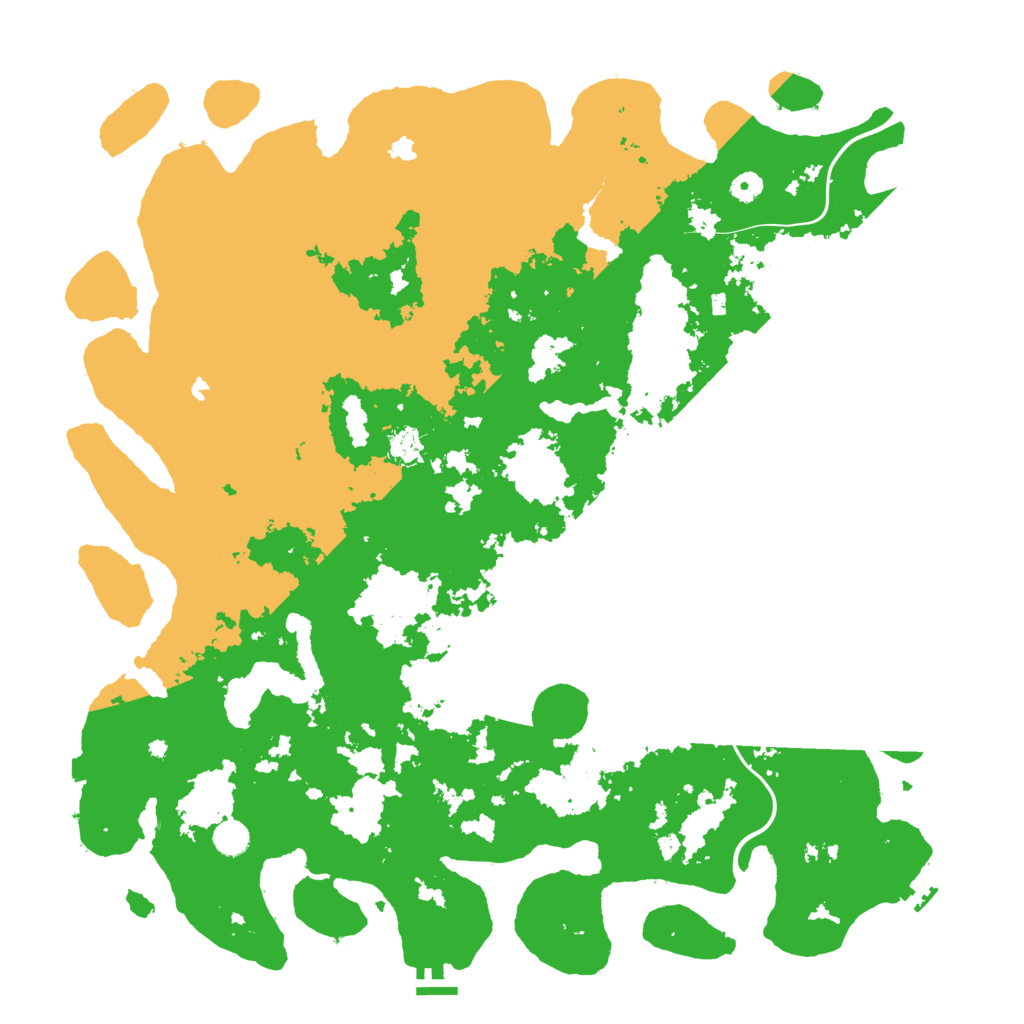 Biome Rust Map: Procedural Map, Size: 5000, Seed: 1149432852
