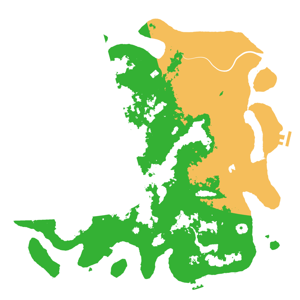 Biome Rust Map: Procedural Map, Size: 4000, Seed: 154266235