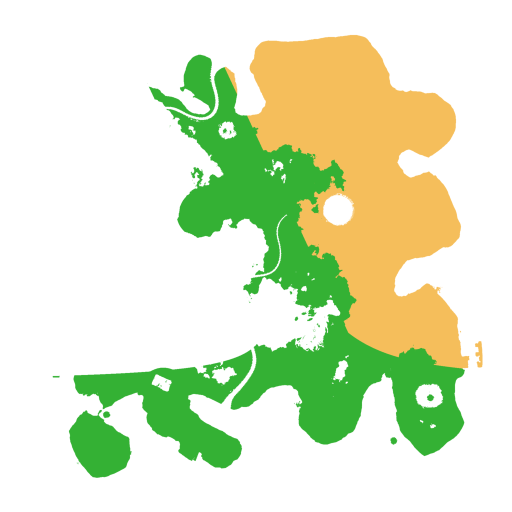 Biome Rust Map: Procedural Map, Size: 3000, Seed: 1277990598