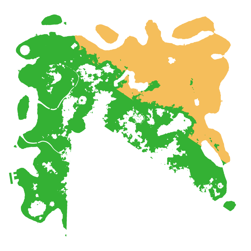 Biome Rust Map: Procedural Map, Size: 4500, Seed: 1814107344
