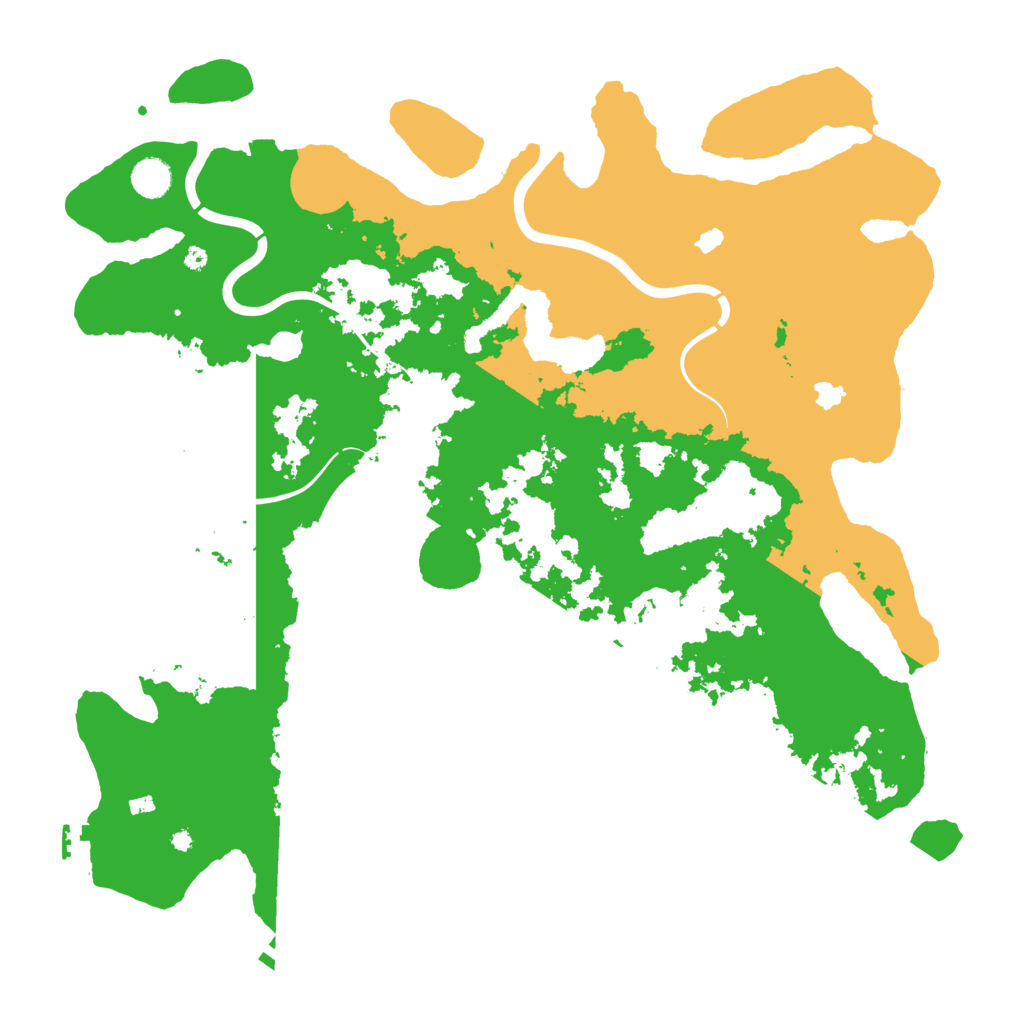 Biome Rust Map: Procedural Map, Size: 4500, Seed: 1814107344