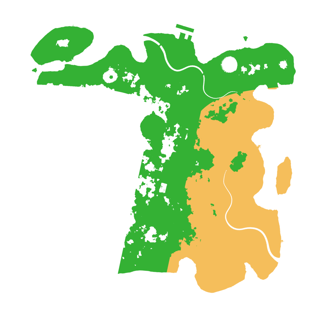 Biome Rust Map: Procedural Map, Size: 3500, Seed: 81062242