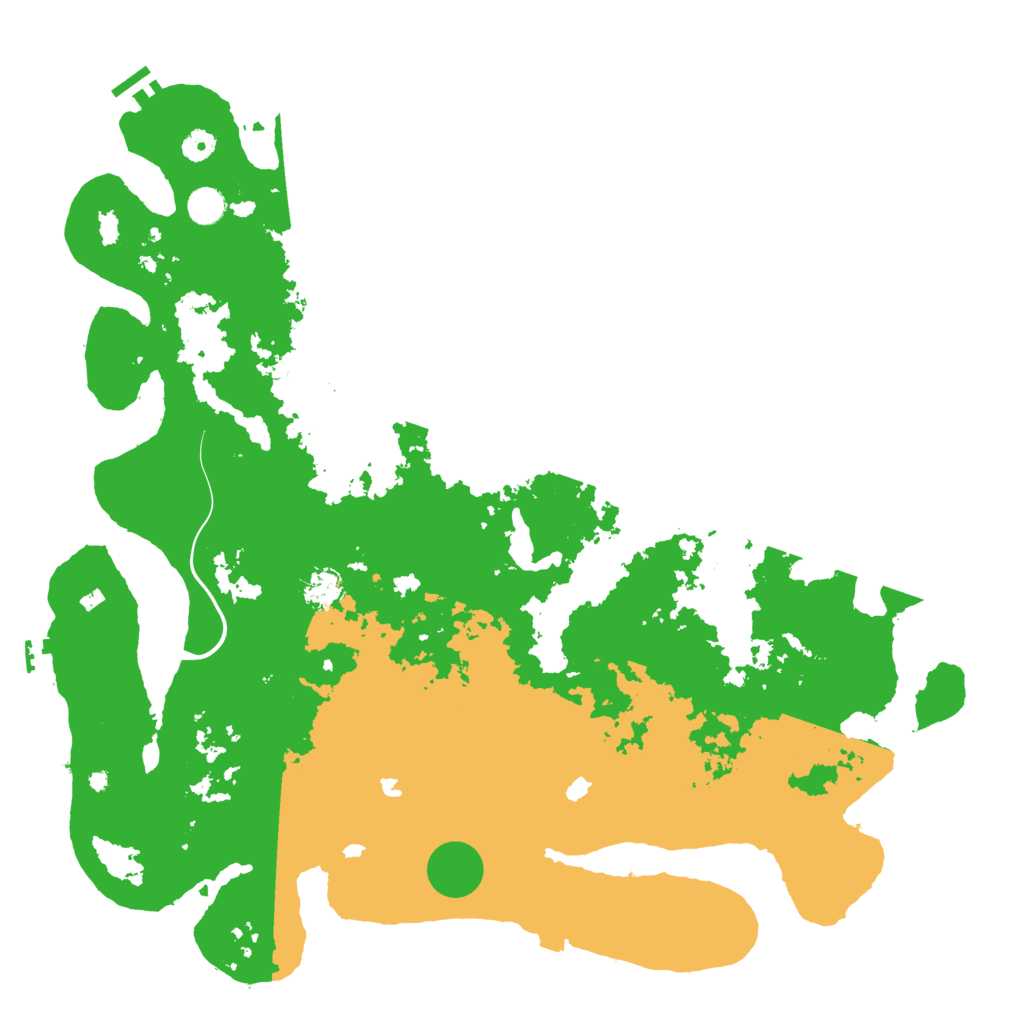 Biome Rust Map: Procedural Map, Size: 4800, Seed: 2109425105