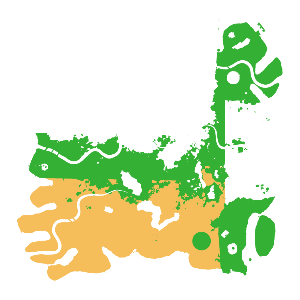 Biome Rust Map: Procedural Map, Size: 4300, Seed: 2123310156