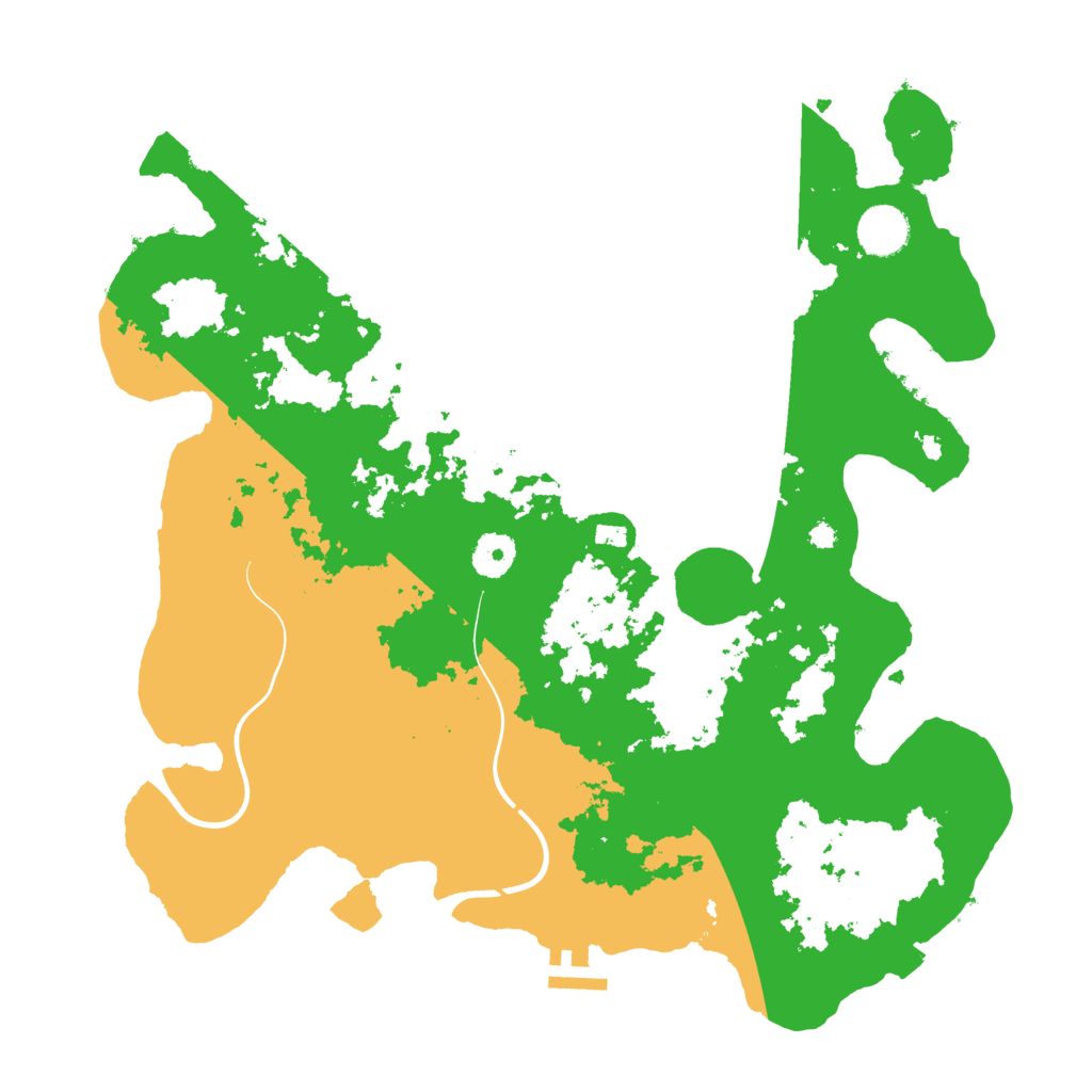 Biome Rust Map: Procedural Map, Size: 3750, Seed: 50032