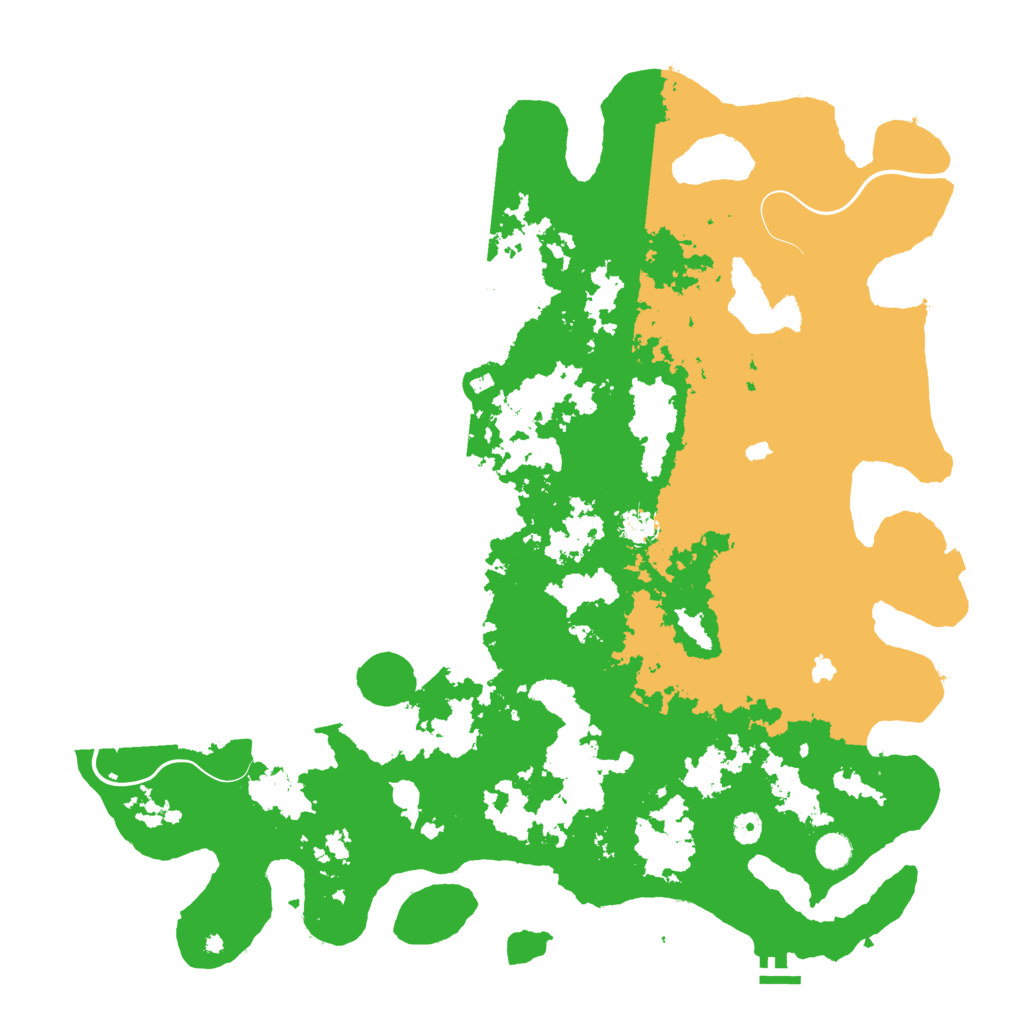 Biome Rust Map: Procedural Map, Size: 5000, Seed: 1645504010