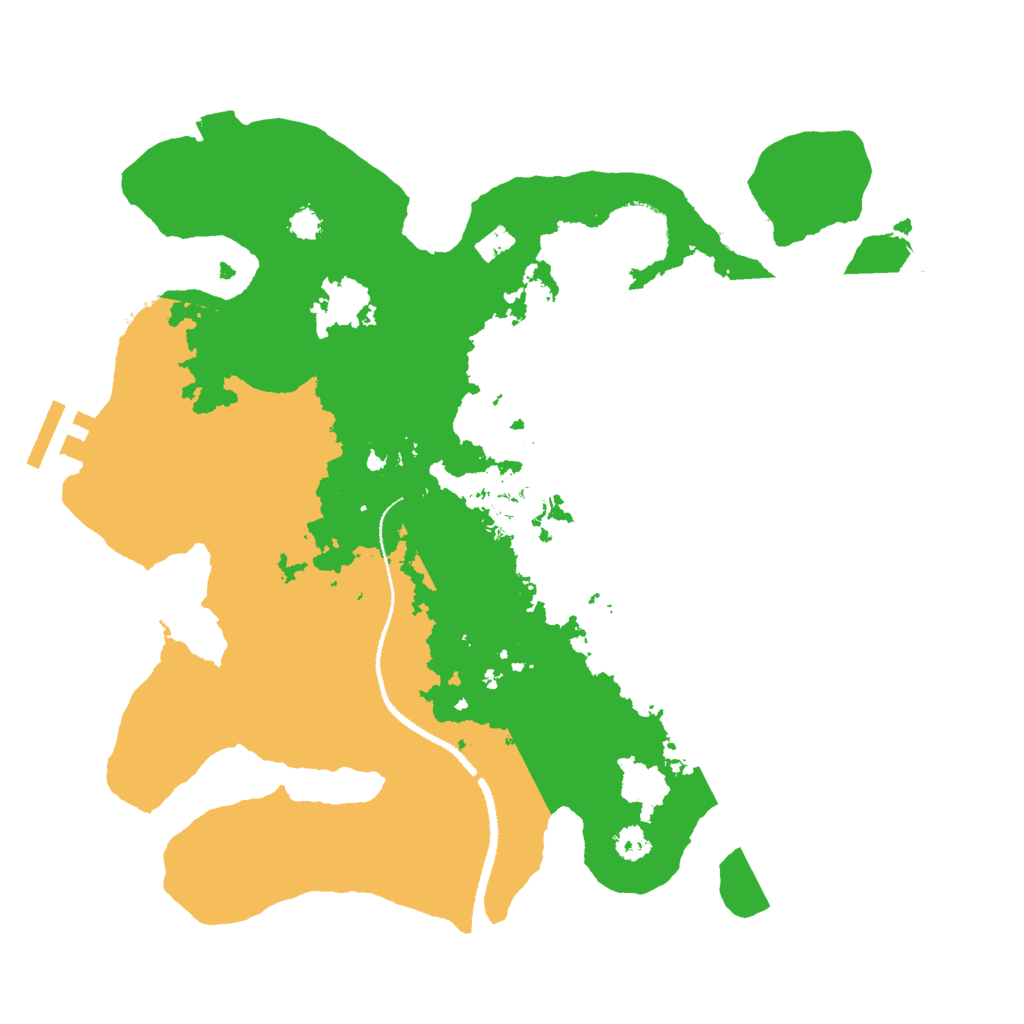 Biome Rust Map: Procedural Map, Size: 3000, Seed: 915382544