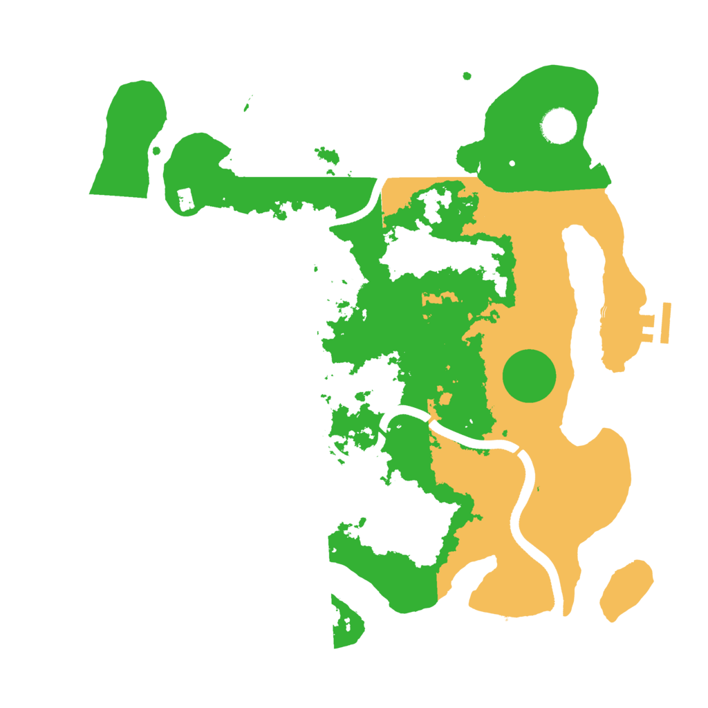 Biome Rust Map: Procedural Map, Size: 3500, Seed: 922025079
