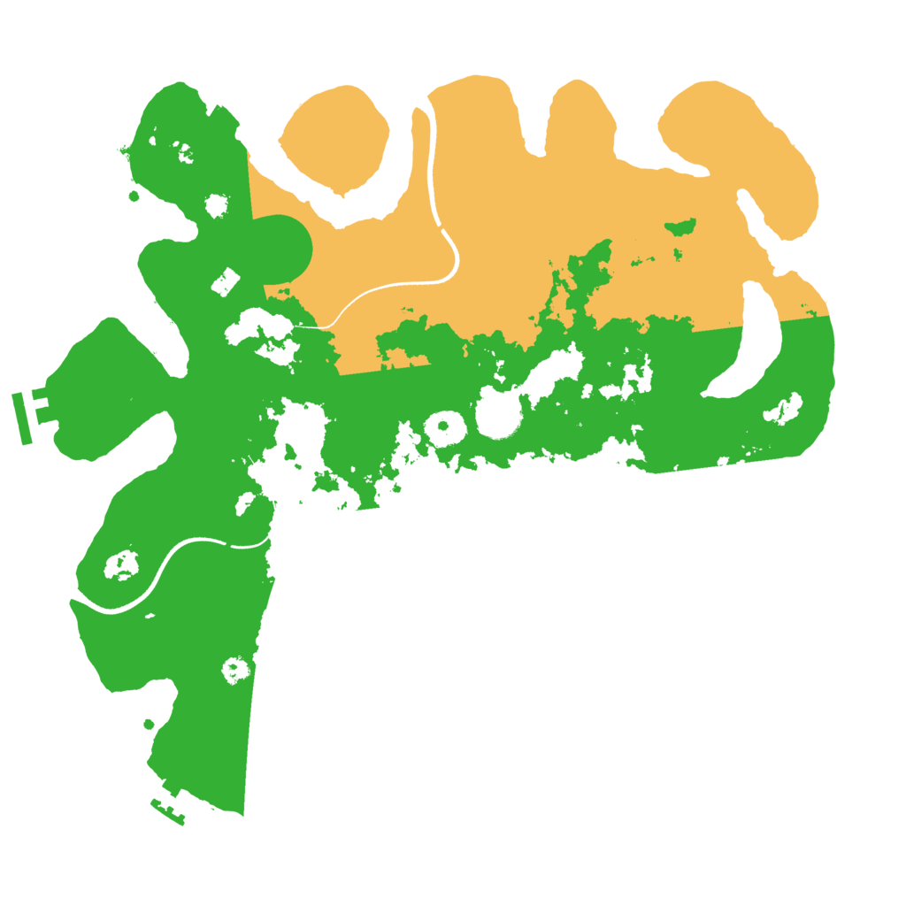 Biome Rust Map: Procedural Map, Size: 3500, Seed: 1293416748