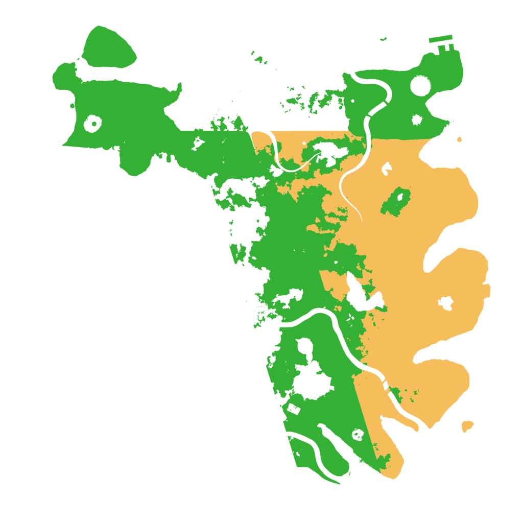 Biome Rust Map: Procedural Map, Size: 4500, Seed: 816632584