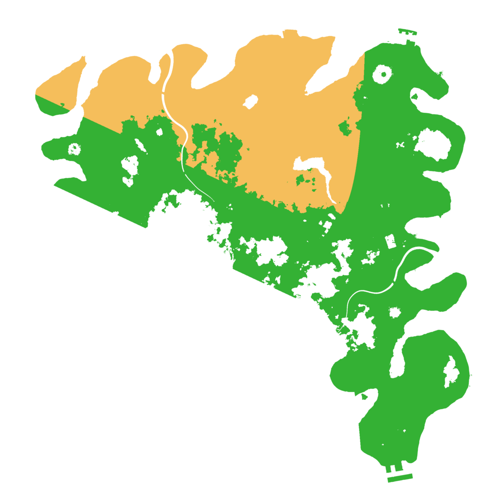 Biome Rust Map: Procedural Map, Size: 4000, Seed: 742608049