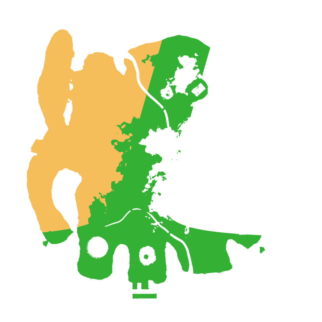 Biome Rust Map: Procedural Map, Size: 2700, Seed: 2147483640