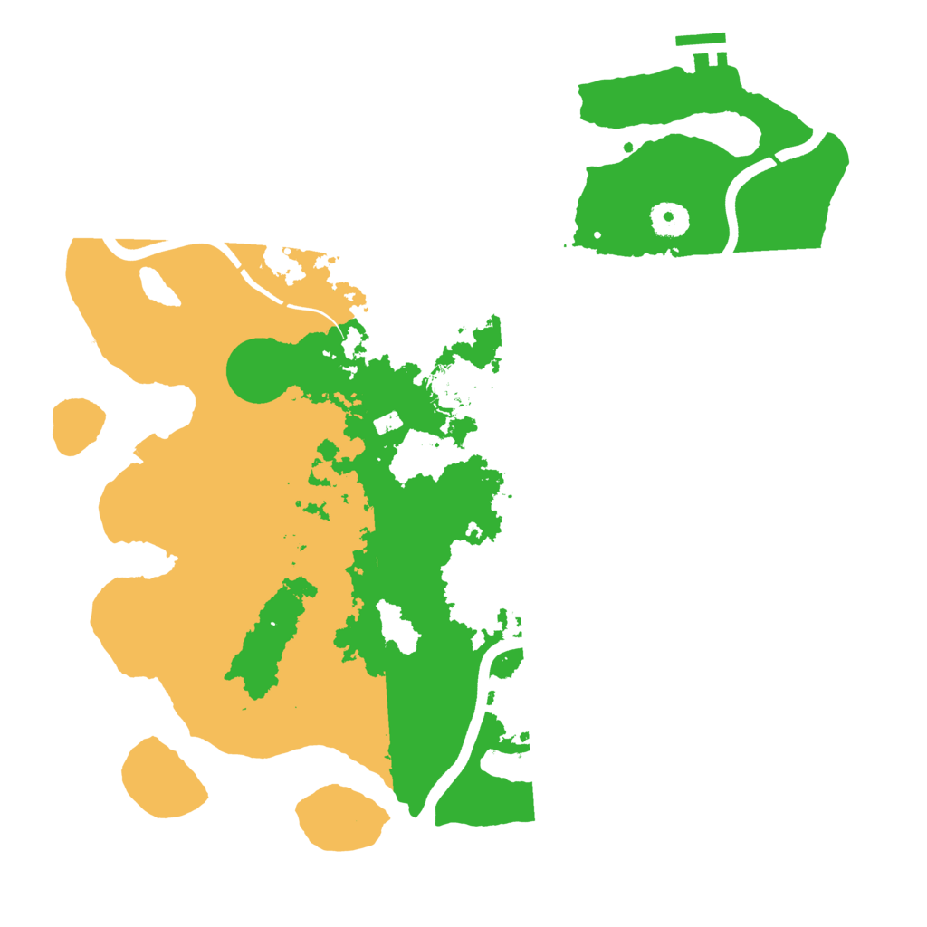 Biome Rust Map: Procedural Map, Size: 3750, Seed: 9896