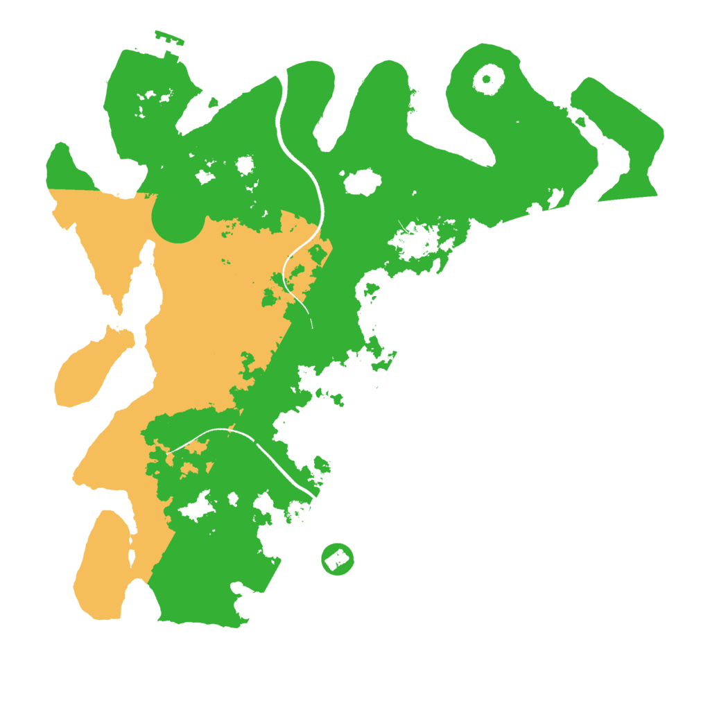 Biome Rust Map: Procedural Map, Size: 3500, Seed: 353184298