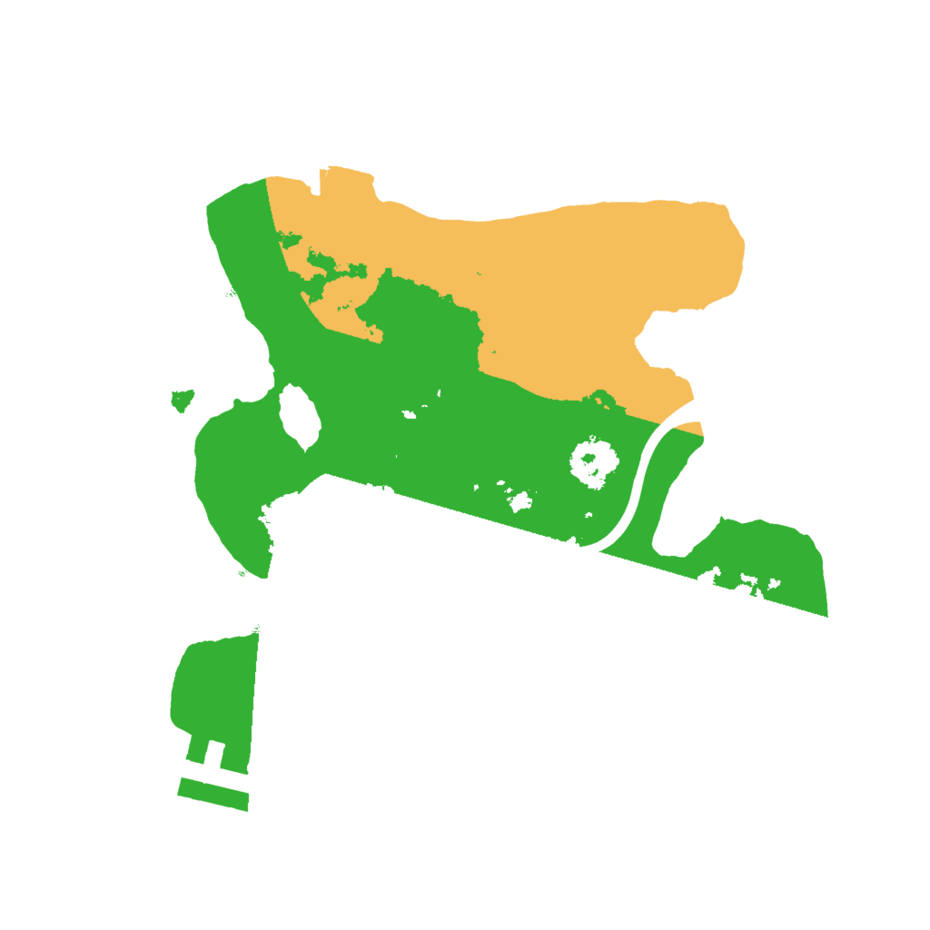 Biome Rust Map: Procedural Map, Size: 2000, Seed: 1253273250