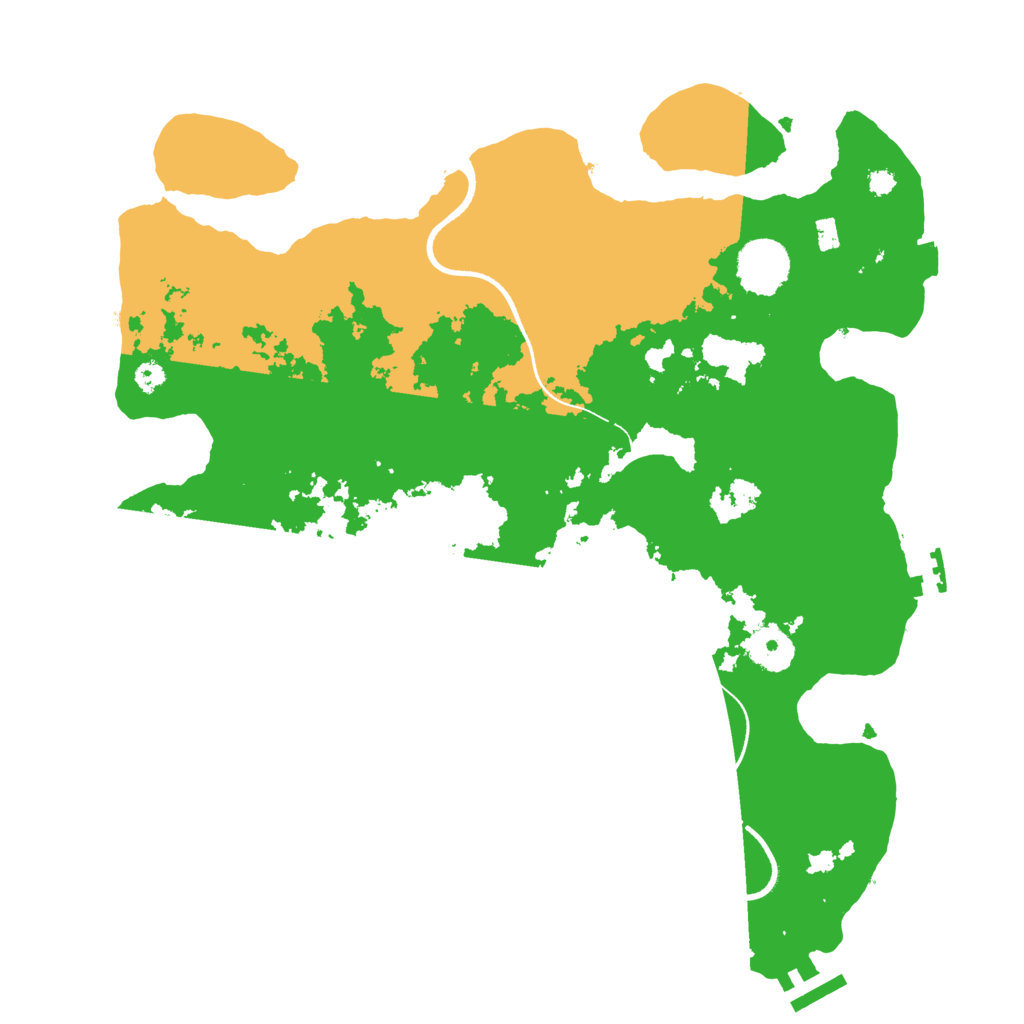 Biome Rust Map: Procedural Map, Size: 3500, Seed: 1747071857